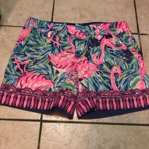 New Lilly Pulitzer flamingo Callahan shorts